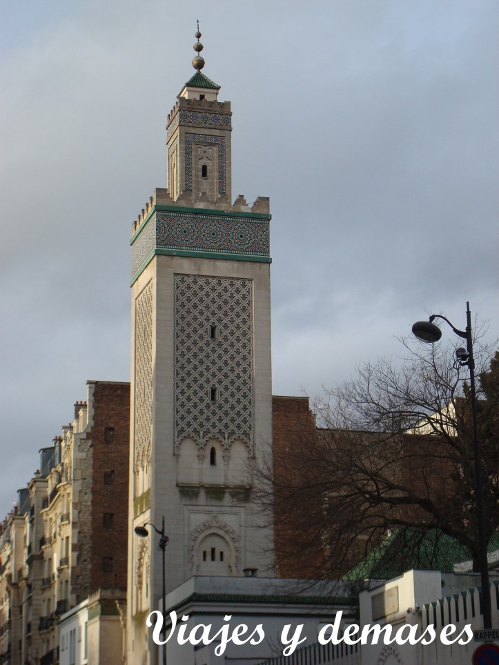 Este es el minarete de la mezquita.