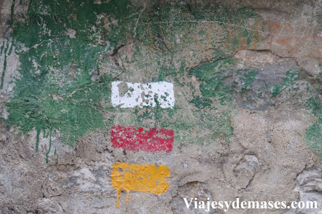 Estas marcas indican el tipo de sendero.