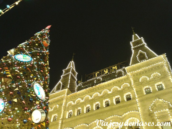 Luces en la Plaza Roja