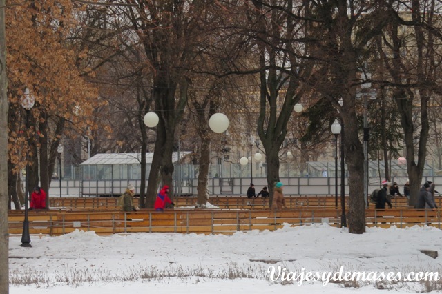 Pista de patinaje parque Gorki