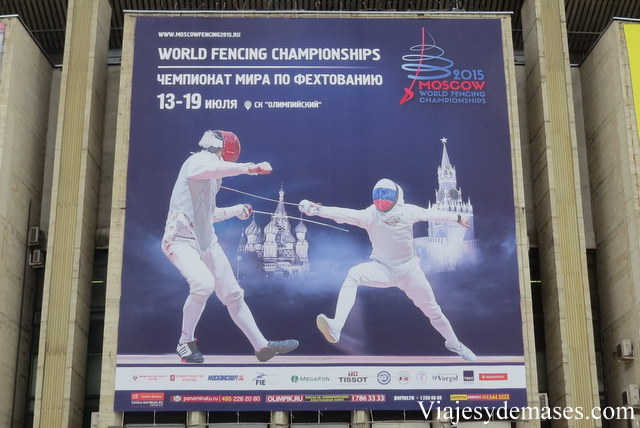 Entrada del estadio.