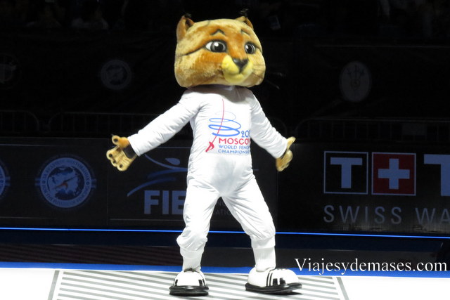 ¡La mascota del campeonato!