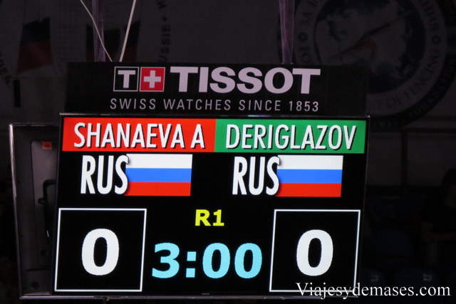 Final femenina de florete.