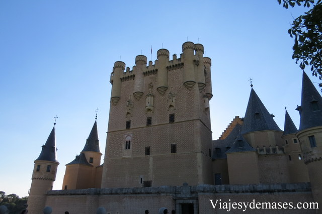El Alcázar de Segovia, España.