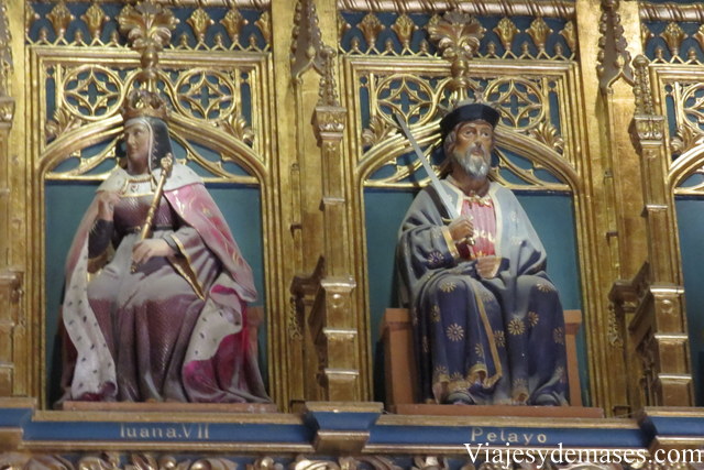 Hay una franja de reyes españoles. El rey Pelayo es mi preferido.