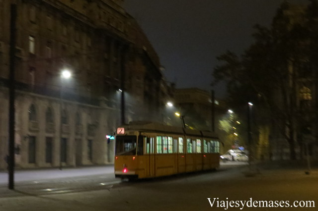 Tranvía de Budapest.