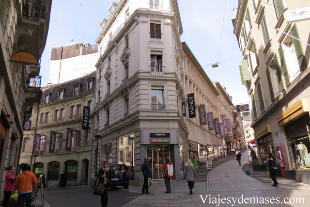 Centro de Lausanne, Suisse.