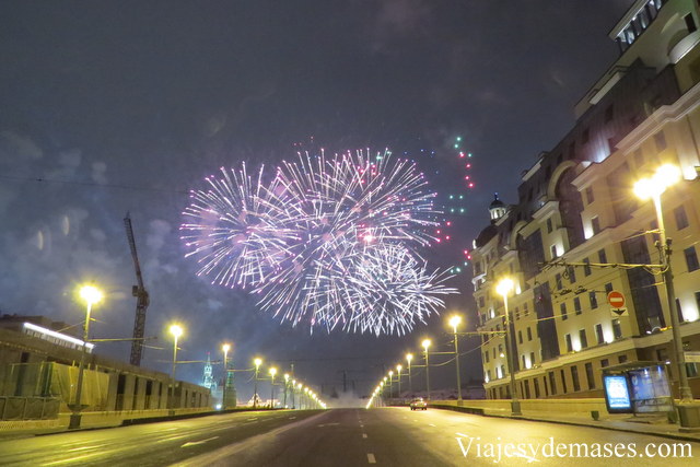 Fuegos artificiales, Moscú