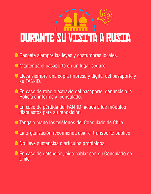 Afiche Comportamiento en Rusia